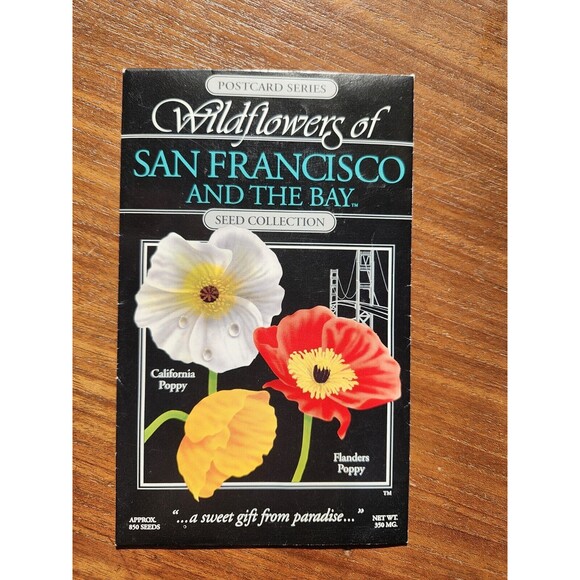 Wildflowers of the San Francisco & Bay Seed Packet Post Card Unused 2000 - Picture 10 of 10